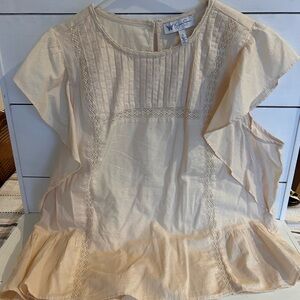 Jessica Simpson Cream Lace Blouse